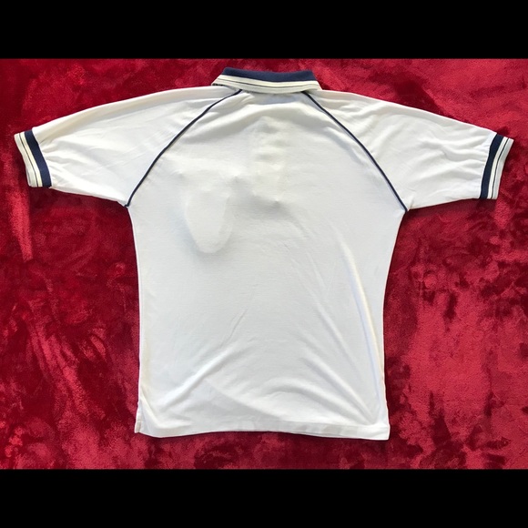 Retro PRIVATE CLUB Mens Polo Shirt Bat Wing Short - Picture 8 of 8
